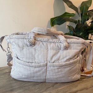 Gingham Checkered Zara Diaper Bag